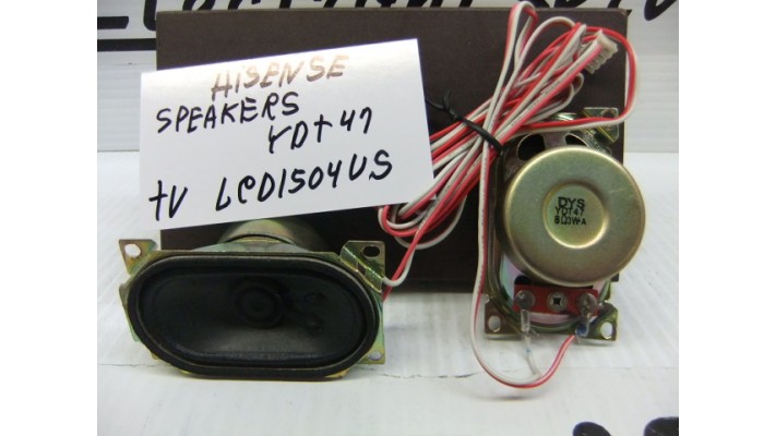Hisense LCD1504US speakers YDT47